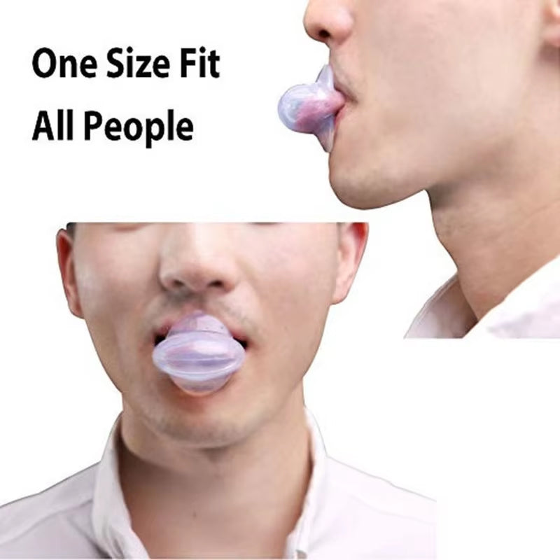 1Pcmedical Silicone anti Snore Device Apnea Aid Snore Stop Tongue Retainer anti Snoring Mouthpiece