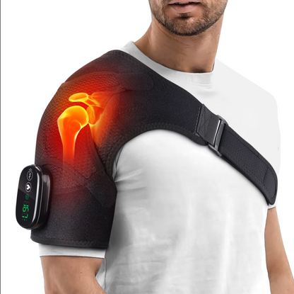 Heated Shoulder Massager – Electric Vibration & Heating Pad for Muscle Relief